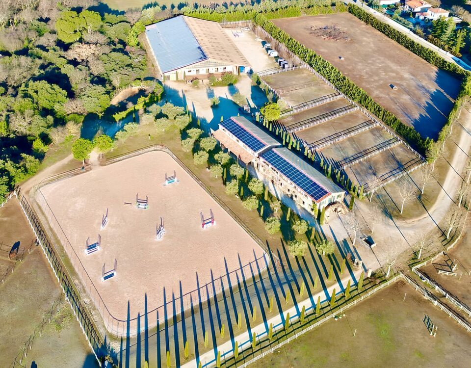 Vue aerienne Haras de Castellane - Histoire & présentation